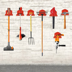 Garage Storage Rack Wall Hanging Trimmer Holder for Grass and Hedge Trimmer