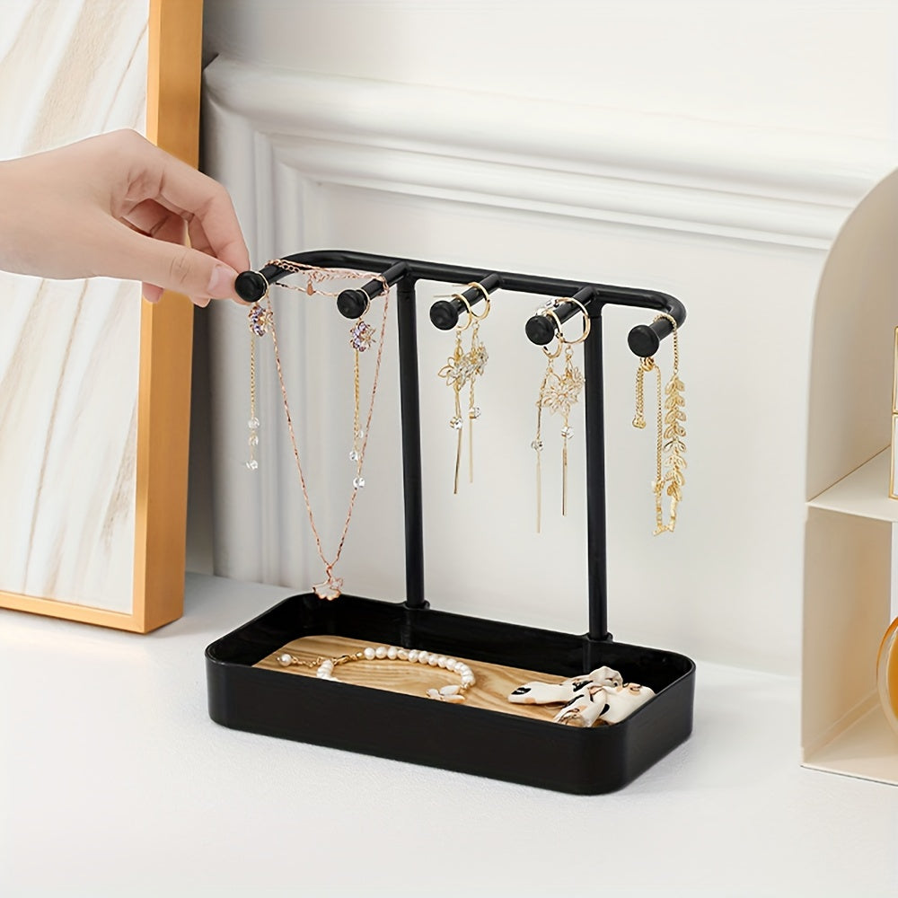 Jewelry Storage Rack Necklace Earrings Key Small Item Storage Shelf