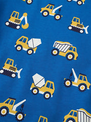 Excavator Print Boys Casual Pullover Sweatshirt