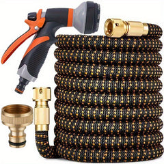 3X Expandable Garden Water Hose Pipe Spray Gun Latex Anti Leakage Hose Pipe