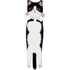 Cat Pattern Hanging Towel, Funny Decorative Fingertip Towel