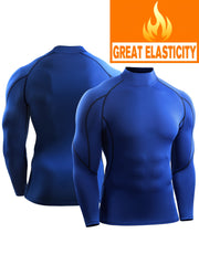 Men's Compression Workout Shirt High Stretch Moisture Wicking Base Layer