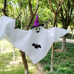 2pcs Fabric Hanging Ghosts Halloween Decoration