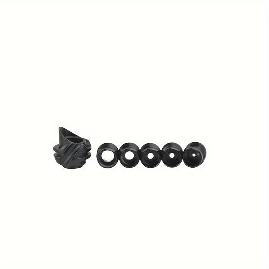 5pc Compound Bow Peep Sight Set 37 45 Degree Hooded Inner Core Kit