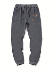 Raccoon In The Pocket Drawstring Joggers Men's Sweatpants