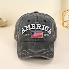 Vintage AMERICA Embroidered Baseball Cap for Men Women