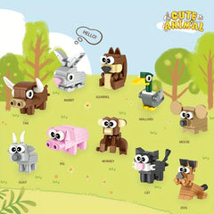 20pcs Animals Building Block Set - Perfect Classroom Prize Party Favor Halloween