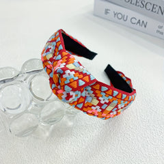 Boho Embroidery Braided Hair Hoop Hair Accessories