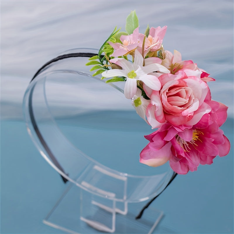 Girl's Flower Hair Clip Hairpin Wash Face Headband Hairpin