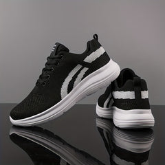 Durable Plus Size Men's Running Shoes Non Slip Shock Absorbing Sneakers