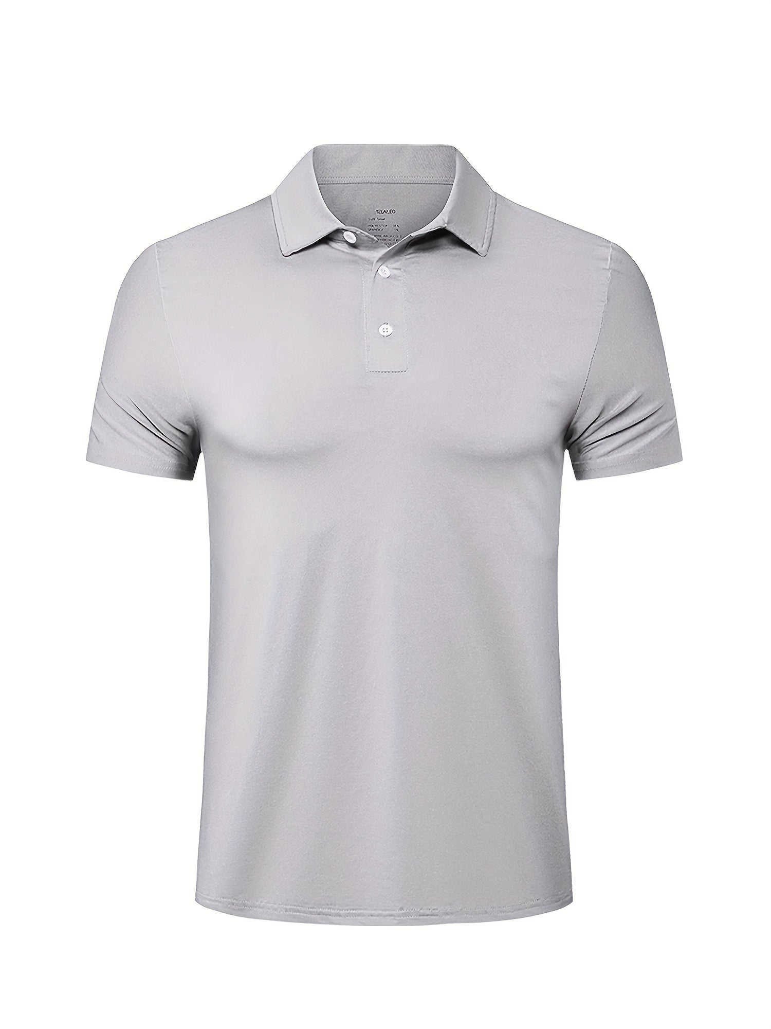 Men's Solid Quick drying Moisture Wicking Short Sleeve Shirt