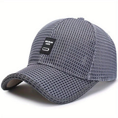 Summer Mesh Trucker Cap Curved Visor Dad Hat Sun Cap