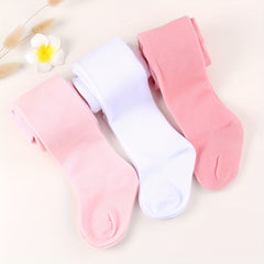 2 Pairs Baby Girl Pantyhose Soft Comfy Leggings Tights Children