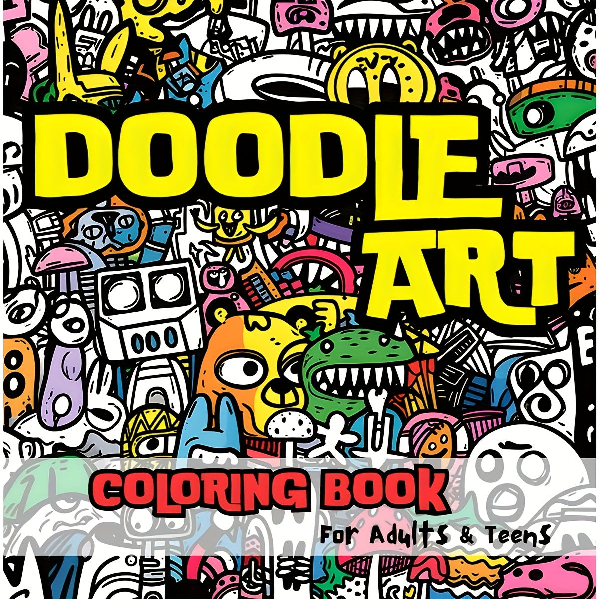 Deluxe Art Relaxation Coloring Book 24 Pages of Thick Paper Unique Cover