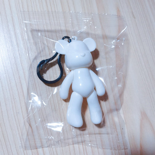 Bear Solid Keychain Cartoon Animal Bag Key Chain Keyring Ornament