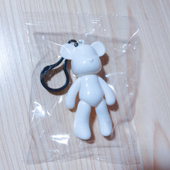 Bear Solid Keychain Cartoon Animal Bag Key Chain Keyring Ornament
