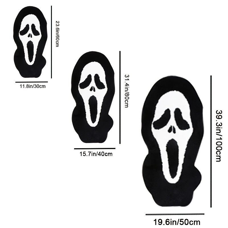Halloween Ghostface Rug Scream Ghost Killer Tufting Art Rug