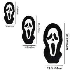 Halloween Ghostface Rug Scream Ghost Killer Tufting Art Rug