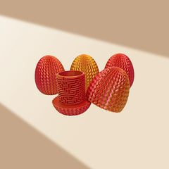 SunnyWoo Maze Egg Puzzle Decoration Box - Fun Desk Organizer Gift for Adults