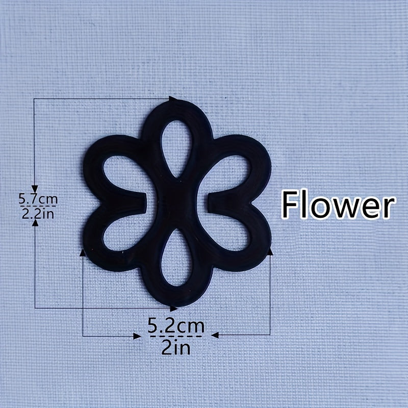 Flower Shaped Bra Strap Clips Non-slip Buckles for Braless Look