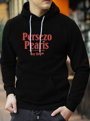 Letter Print Hoodie for Men