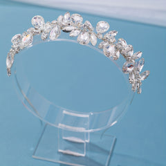 Girls Petal Rhinestone Headband Princess Fairy Hair Accessories