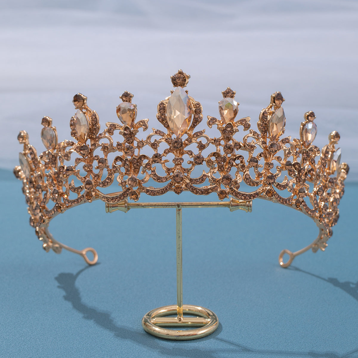 Beaded Crown Hairband Bridal Wedding Tiara Birthday Headband