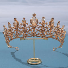 Beaded Crown Hairband Bridal Wedding Tiara Birthday Headband