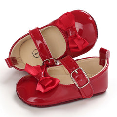 Baby Girls Mary Janes Shoes With Bowknot