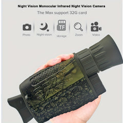 4K Night Vision Monocular Infrared Camera 5x Digital Zoom