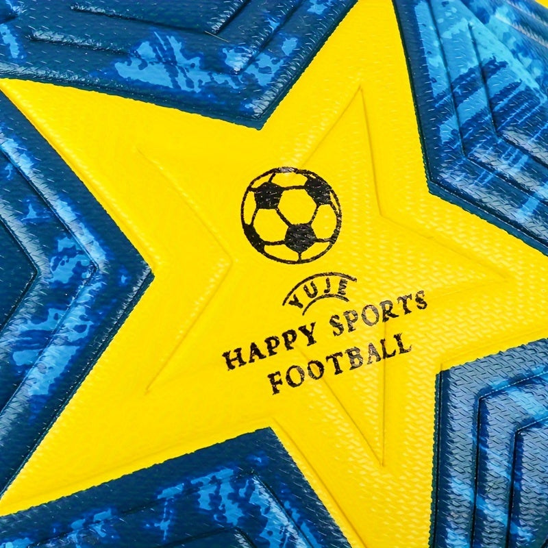 PU Leather Seamless Soccer Ball Standard Size 5 Game Weight Durable Football