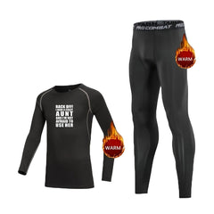 2pcs Toddler Kids Fleece Compression Sets for Sports