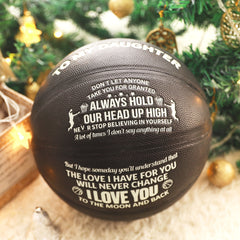 Luminous Size 7 Basketball For Daughter