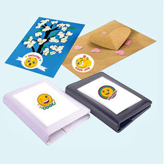 500pcs Cartoon Rhubarb Face Expression Stickers, Reward Inspirational Stickers