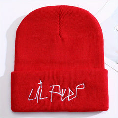 Embroidery Knitted Hat Warm Pullover Mens Hat Hip hop Cold Hat