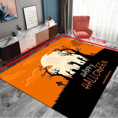 Crystal Velvet Halloween Room Decor Floor Mat