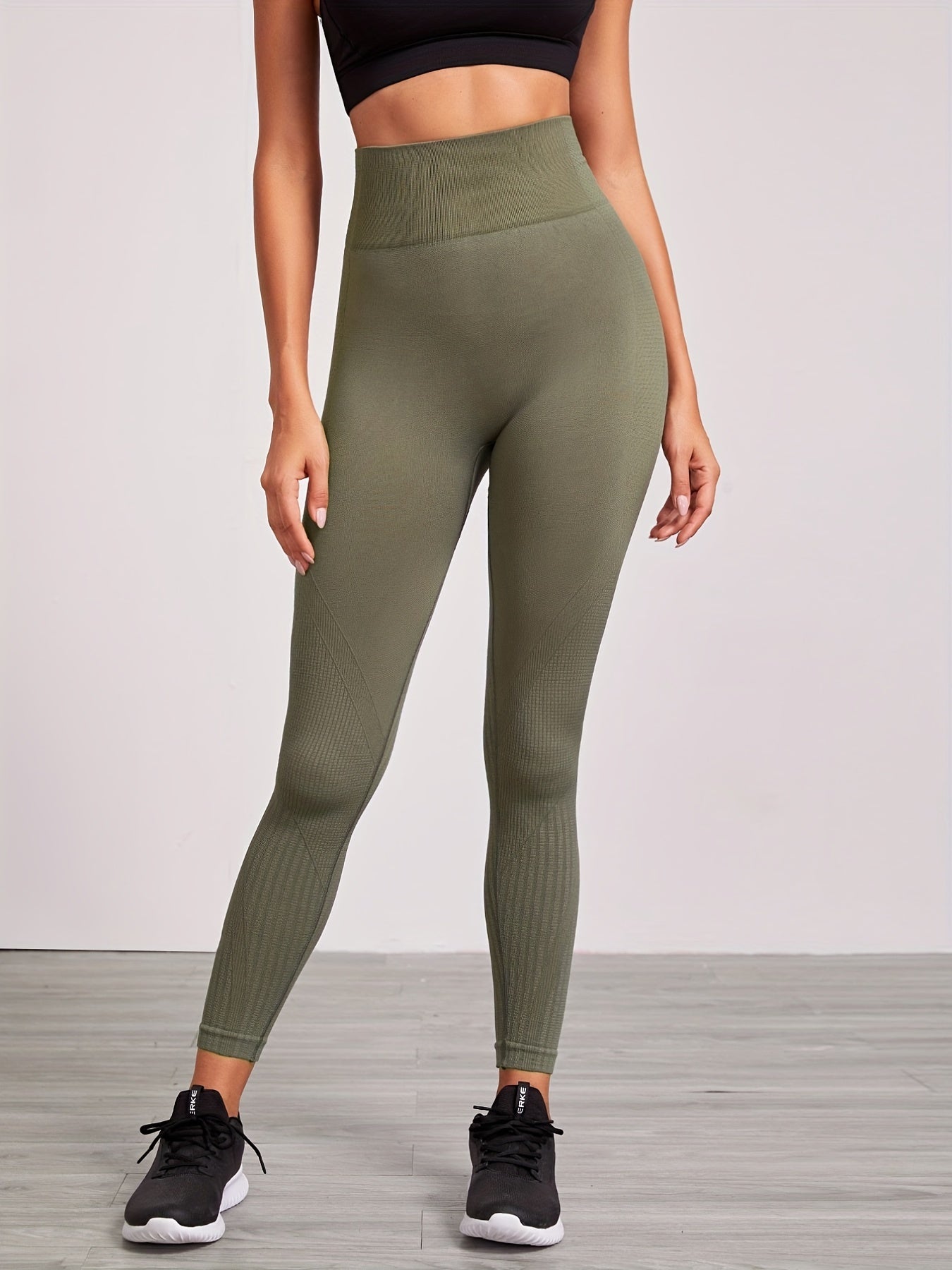 Seamless Running Yoga Pants Butt Lifting Slim Fitness Leggings