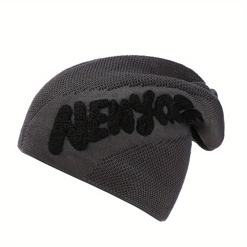 Men's Winter Outdoor Plus Velvet Woolen Knitted Hat