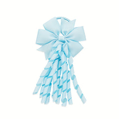Girls Swallowtail Bows Hair Loops Cheerleading Streamers Headwear
