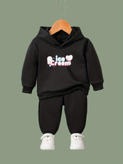 2pcs ICE CREAM Hoodies Pants Set Girls Boys Spring Fall Sports Gift