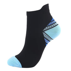 7 Pairs Compression Ankle Socks for Running and Cycling