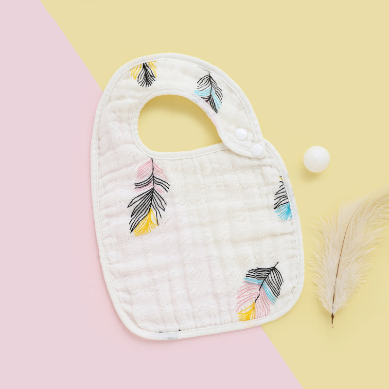 Soft 6 Layer Gauze Bib for Newborns