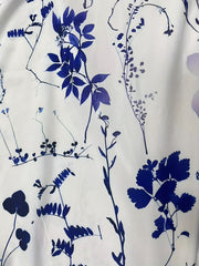 Leaf Print Men's Casual Button Up Long Sleeve Shirt