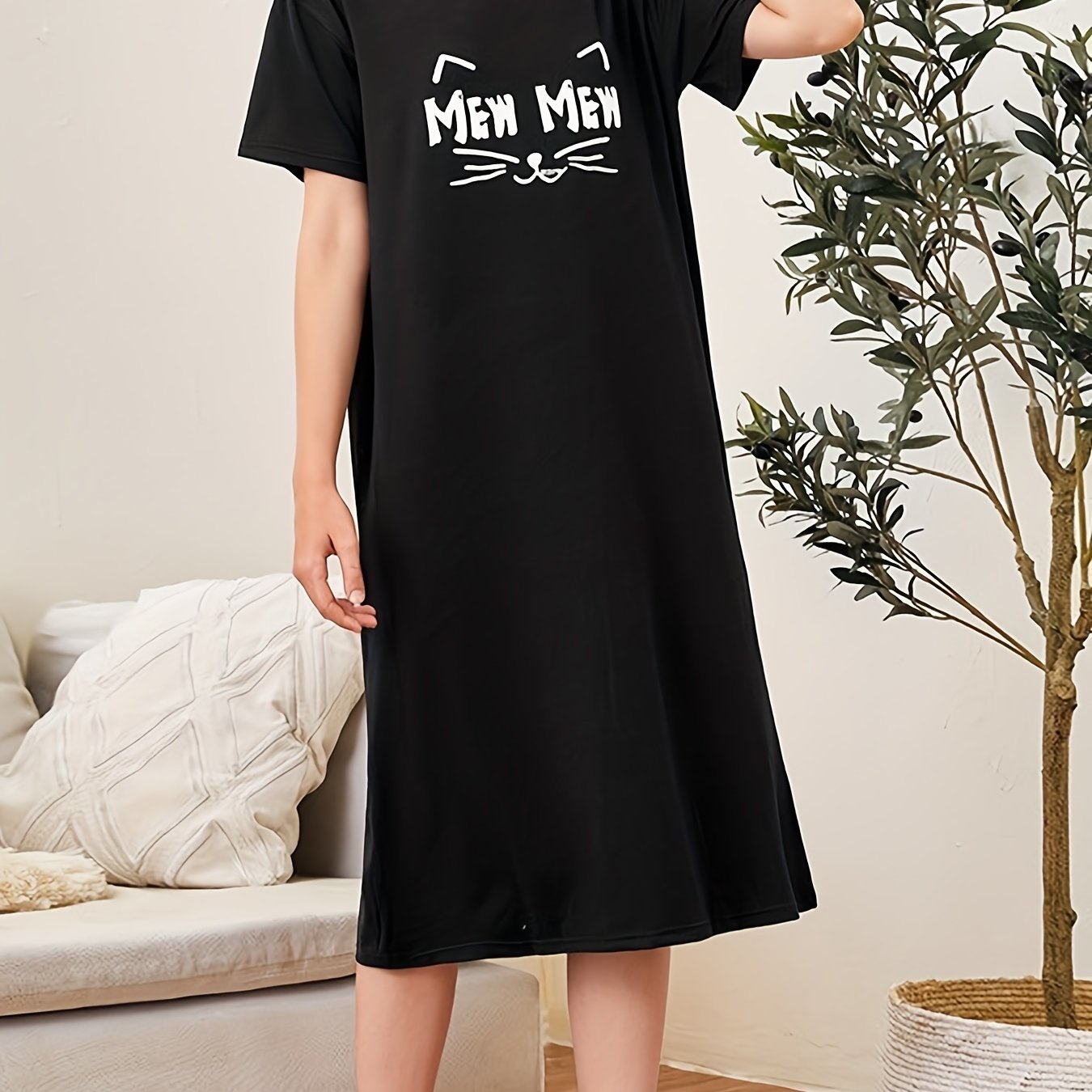 Women's Lounge Dress & Comfy Home Dress