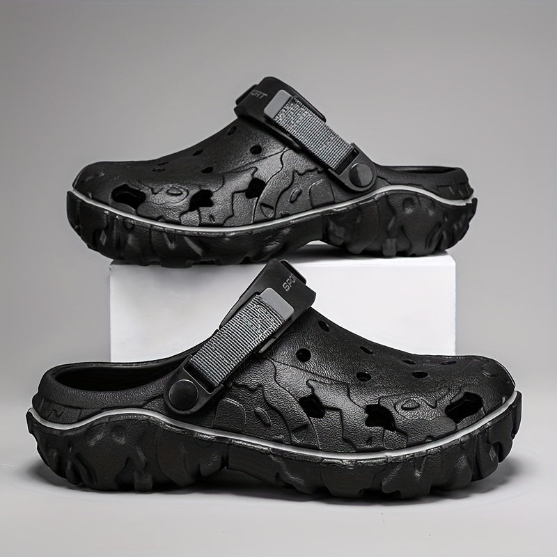 Men's Closed Toe Clogs Soft Sole Sandals Outdoor Garden Beach Shoes