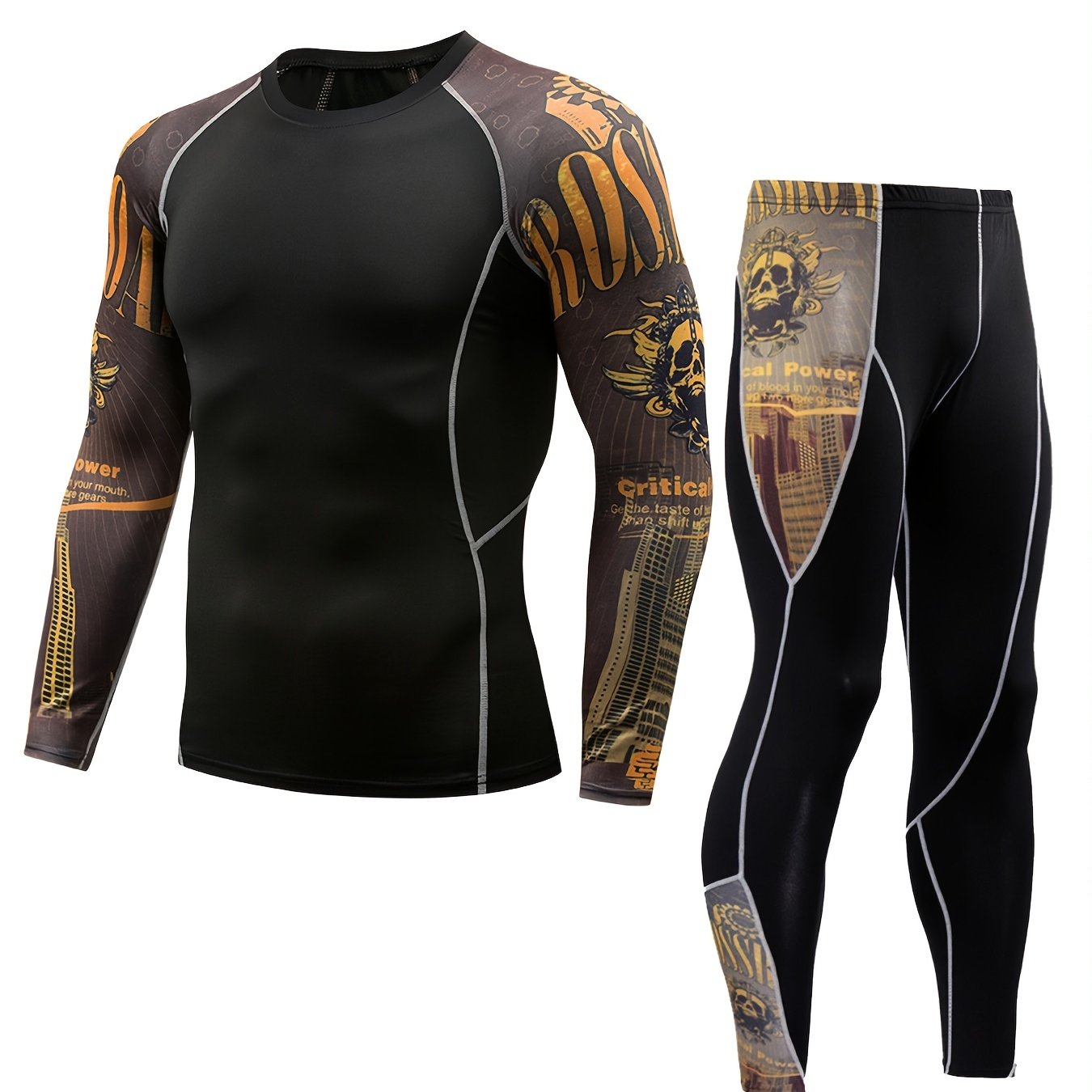 Men's Quick Dry Fitness Suit for Basketball Running Yoga