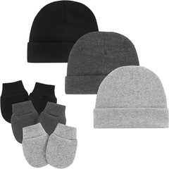 Cute Newborn Baby Beanie & Mittens Set