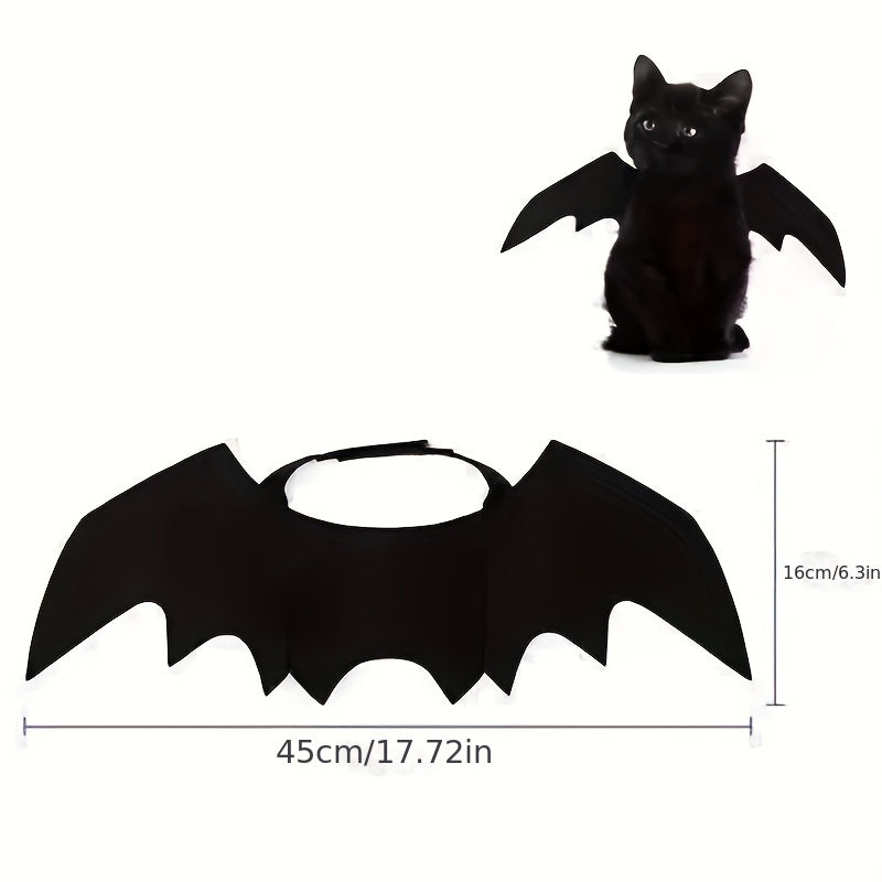 Halloween Bat Wings Vest Angel/Demon Pet Costume