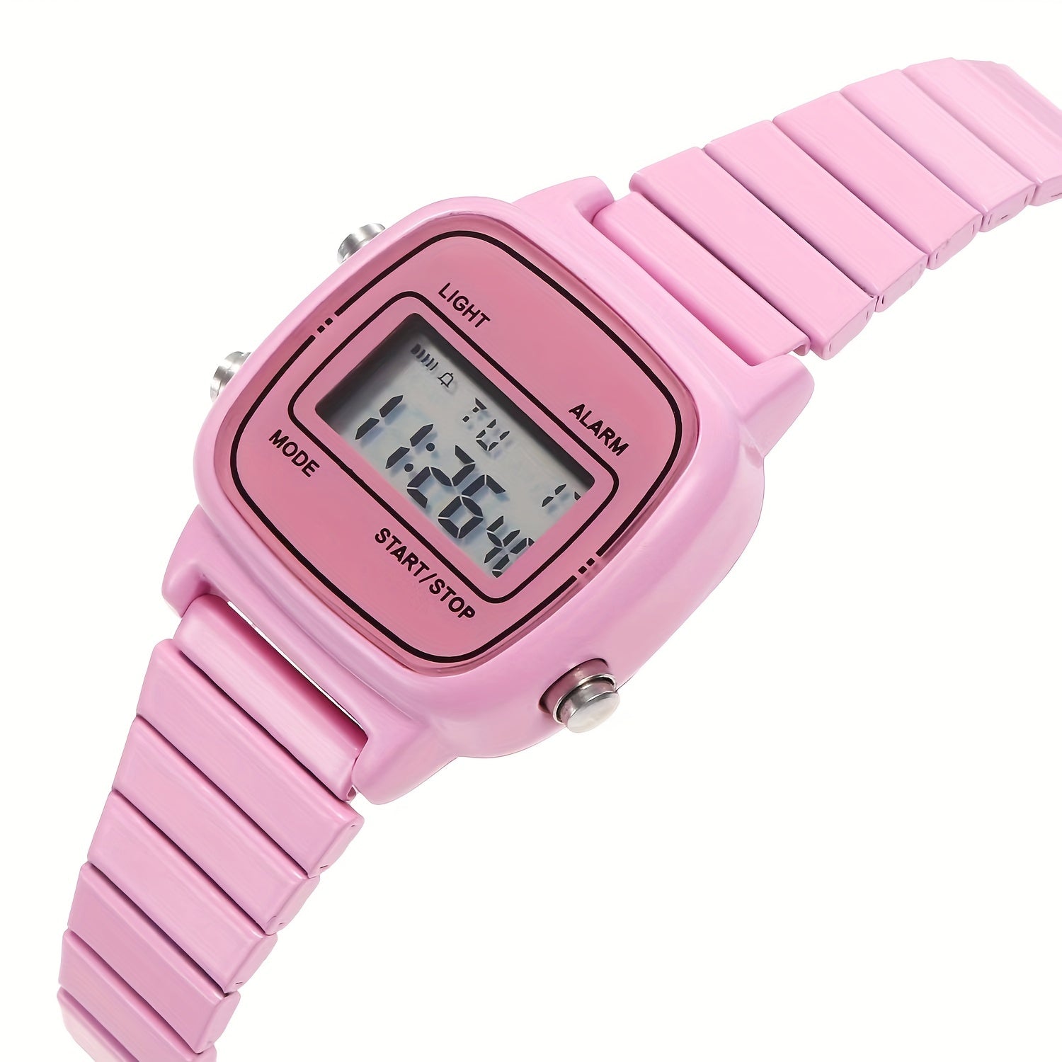 Pink Electronic Children's Watch with Alarm