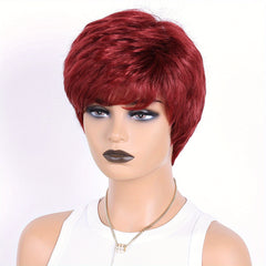 Short Straight Layered Wigs for Women Synthetic Hair Wigs